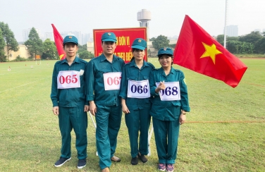 Công ty Sen vòi Viglacera hoàn thành tốt các nội dung thi tại Hội thao lực lượng Dân quân tự vệ quận Nam Từ Liêm